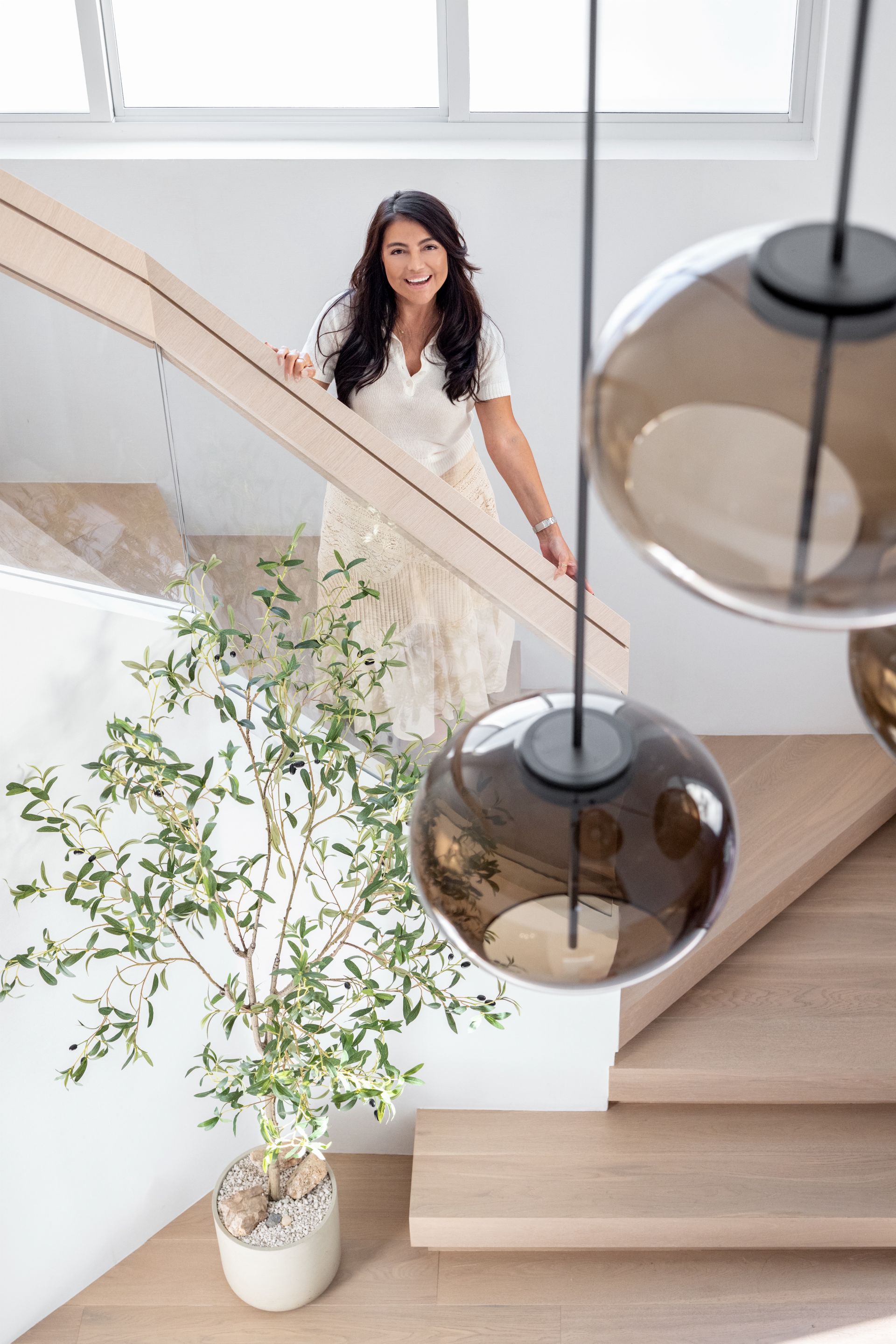 Carolina Gutierrez at the studio